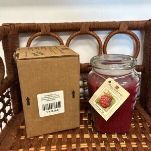Home Interiors Jar Candle 22 oz Raspberry Fizz New Unburnt